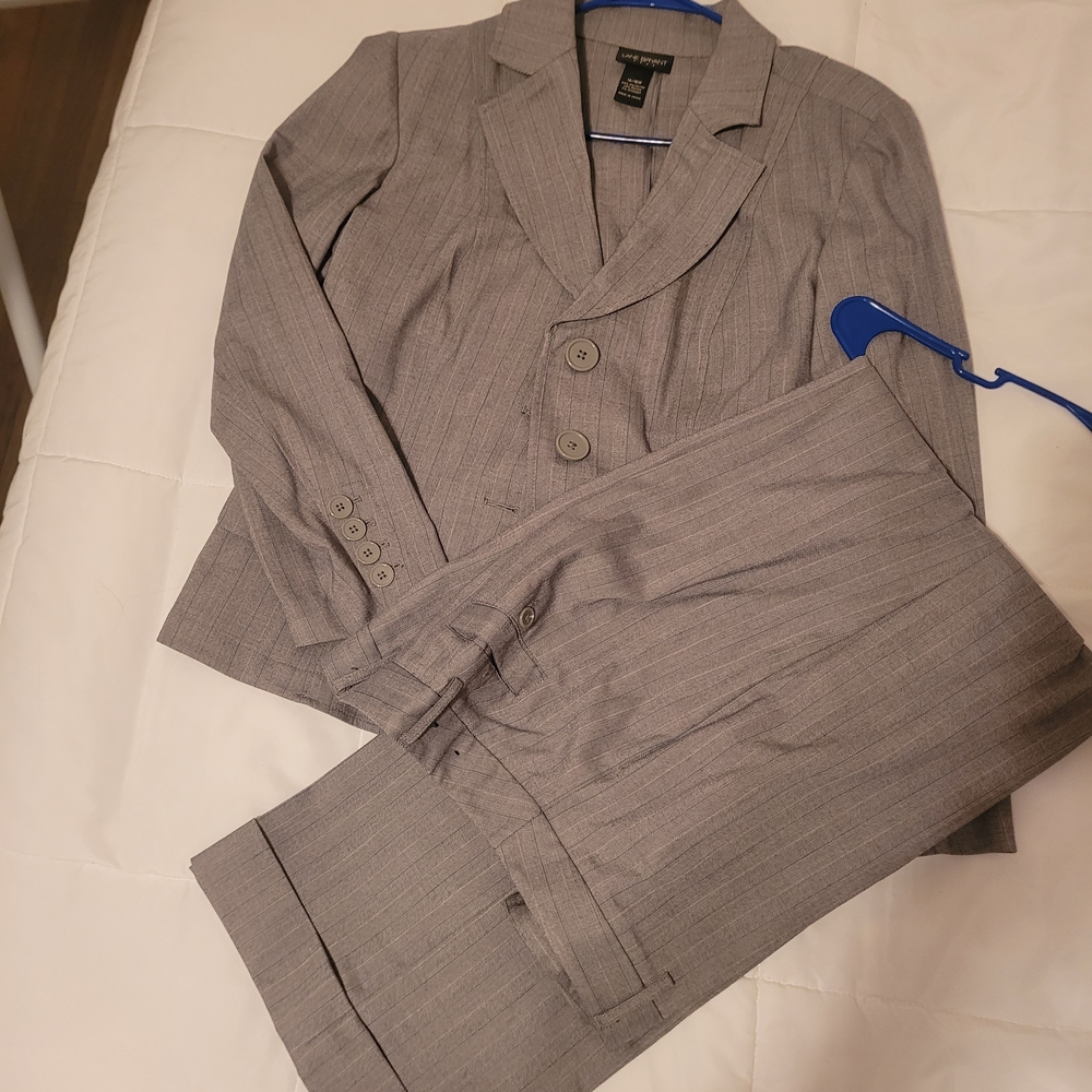 Lane Bryant Classic Gray Women's Pantsuit